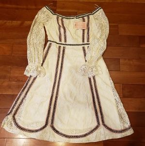 Champagne & Strawberry Vintage Inspired Dress